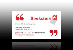 library-bookstore-business card-template